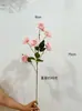 Gardenia seis cabeças Eustoma pastoral casamento guia de caminho arranjo de flores flor de seda auditório de casamento parede de fundo paisagismo flores artificiais