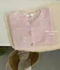 Cardigan de Punto Fino Estilo Coreano Verano 2026 Nuevo Holgado de Manga Corta con Rayas y Cuello Redondo con Diseño Único para Mujer