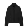 Fabricante mayorista de ropa para mujer transfronteriza 2026 nueva moda estilo europeo y americano casual holgada chaqueta cárdigan con cremallera y cuello alto