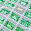 Superventas 8*12Mmk9 Diamante de Cristal Rectangular de Ángulo Recto Accesorios Vidrio Brillante Arte de Uñas Diamante para Uñas Joyería Al Por Mayor
