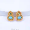 Cuentas Espaciadoras de Calabaza Doradas con Alta Retención de Color Incrustadas con Diamantes Base para Incrustación de Cara de Anillo Estilo Antiguo Accesorios para Pulseras Adornos Pequeños