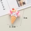 Cono de Helado Brillante de Dibujos Animados Creativo DIY Pegamento de Crema Funda para Teléfono Móvil Accesorios para el Cabello Horquilla Accesorios de Joyería Hechos a Mano