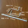 Accesorios de Instalación para Tablero Perforado Japonés Fijador de Escritorio Soporte para Escritorio de Gaming Agujero para Montaje en Pared Perforación Clavo para Tablero Perforado Sin Clavos