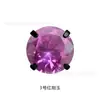 Nuevo Stud Negro Curvo con Labio de Aleación de Titanio F136 de Binks con Circonita Brillante, Arete, Joyería para Stud de Nariz