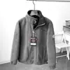 Chaqueta exterior de color liso para otoño e invierno para hombres y mujeres, con forro polar, engrosada, cálida y a prueba de viento 13202