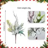 Cortes de flor de Pascua navideña transfronterizos de Amazon en blanco y rojo, flores navideñas artificiales, accesorios de decoración para árbol de Navidad