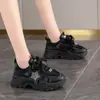Zapatillas Deportivas Casual de Moda para Mujer, Estilo Dad, Malla Doble, Nuevas de Otoño, Suela Gruesa que Aumenta la Altura, Venta al por Mayor Disponible