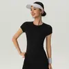 Nueva Camiseta de Yoga Transpirable para Mujer Verano 2026, Ropa Deportiva de Secado Rápido para Correr, Entrenamiento y Fitness, Top Deportivo Ajustado de Manga Corta