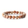 Pulsera transfronteriza de Amazon temu piedra de fuego para hombres y mujeres alto sentido estilo ins punk pulsera joyería pulsera de cuentas