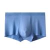Cuecas Boxer Masculinas de Algodão Antibacteriano Sem Costura 2024, Nude, Xadrez, Macias, Modernas, Cuecas Boxer Esportivas Tamanho Grande