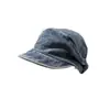 Chapéu de Pintor Vintage Lavado em Jeans Estilo Japonês para Mulheres, Design de Nicho, Circunferência da Cabeça Grande, Faz o Rosto Parecer Menor, Chapéu Boina Versátil