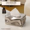 Caja de Pañuelos de Cerámica Glaciar Creativa para Hogar, Sala de Estar, Mesa de Centro, Escritorio, Caja de Papel de Lujo Ligero, Avanzada, de Nicho