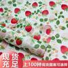 Papel Pera con Patrón de Fresa Papel de Regalo Temático de Frutas Papel Copia para Regalo Estilo Ins Papel de Envoltura para Dulces y Labiales