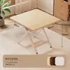 Mesa pequeña, mesa plegable, mesa de comedor para uso doméstico, mesa redonda sencilla para viviendas de alquiler, mesa portátil para exteriores para instalar puestos y comer