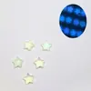 Celebridad de Internet Arte de Uñas Joyería Luminosa Estrellas Luna Estrella de Cinco Puntas Hielo Fluorescente Transparente Diamante para Uñas Decoración de Cielo Estrellado Accesorios DIY
