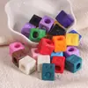 Cuentas Cuadradas de Letras Acrílicas Hebilla Cuadrada DIY para Zapatos Accesorios de Decoración para Cordones Bolígrafo con Cuentas DIY