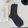 Primavera y Verano Color Sólido Estilo Coreano Ins Mismo Estilo Tacón Smiley Etiqueta de Tela Calcetines de Moda Calcetines de Media Caña para Mujer Calcetines de Algodón Combinan con Todo Transpirables Calcetines para Mujer
