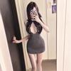Shimeisha: Lencería Sexy de Fabricante, Uniforme de Club Nocturno de Seda Brillante Transparente, Tentador Camisón Sexy para Adultos que Cubre los Glúteos
