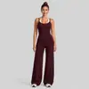 Conjunto de roupas fitness transfronteiriço, conjunto de colete esportivo color block de secagem rápida, conjunto de calças retas soltas para corrida ao ar livre, yoga e fitness