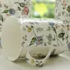 Tazas de porcelana de hueso tazas de cerámica creativas pareja un par tazas de agua tazas de leche tazas de café para el desayuno tazas para cepillos de dientes con taza