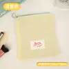 Bolso Pequeño Minimalista Portátil Estilo Macaron, Neceser Fino Color-Blocking Dopamina, Bolsita para Guardar Monedas y Lápiz Labial