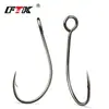 Anzuelo de manivela Ftk Anzuelo de pesca invertido Wacky Rig 20 Piezas Anzuelo de señuelo de tubo con aro grande para lubina y peces de boca superior Transfronterizo