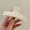 Pinza de Tiburón de Acetato de Gama Alta Estilo Coreano con Pedrería de Doble Cara, Accesorio para el Cabello con Pinza de Resorte, Accesorio para el Cabello de Moda Estilo Ins, Pinza de Garra Multicolor
