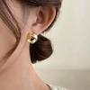 Plato de Incienso para Mosquitos Clip para la Oreja Sin Agujeros en la Oreja Sentido Avanzado Temperamento Simple Aretes de Joker Moda de Lujo Ligero Aretes Indoloros al Mayoreo