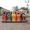 Diez Salas de Yama, Rey de Yama, Diez Salas de Yama, Decoración de Buda de Resina 12 Pulgadas 16 Pulgadas 19 Pulgadas 1.3 Metros 2 Metros