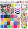 Amazon ventas transfronterizas cuentas de arcilla polimérica suave de venta caliente DIY hecho a mano juego de joyería caja pulsera collar fabricación de joyas