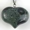 Colgante Corazón de Cristal Natural Corazón de Melocotón Moda Europea y Americana Collar Accesorios para Collares Exportación de Joyería para Ebay Amazon