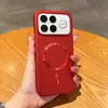 Adecuado para Redmi K90 Pro Max, funda de teléfono magnética con botones metálicos, Xiaomi 17 Pro, funda protectora de pintura metálica corrugada
