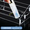 Estantería de escalera acrílica de múltiples capas, expositor transparente para pasteles, accesorios, figuras, cajas sorpresa al por mayor