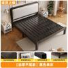 Cama macia Estrutura de aço Cama 1.21,5 m Cama de ferro Dormitório Cama de ferro Cama Nórdica Simples 1,8 m Cama Espessa Estrutura da cama