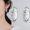 Brincos de Cristal Gota de Água com Cores Retrô Europeias e Americanas, Brincos Femininos Brilhantes e Versáteis, Brincos Populares de Luxo Leve por Atacado