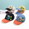 Boné de beisebol infantil de dinossauro outono novo chapéu infantil chapéu infantil chapéu infantil chapéu de beisebol do bebê MZ9504