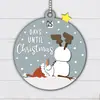 Colgantes Populares Navideños de Estilo Nórdico para Puerta Decoraciones de Pared Feliz Navidad Accesorios Festivos
