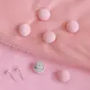 Suporte de Colcha Simples Suporte de Colcha Cogumelo Suporte de Lençol Vem com Destravamento de Um Clique Rosa 20 Peças