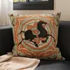 Cojín Decorativo de Peluche de Poni Marrón Lindo de Dibujos Animados para Sofá de Sala de Estar, Cojín de Respaldo para Cabecera de Dormitorio, Sensación de Alta Gama