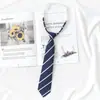 Estudiante Jk Estilo Universitario Corbata Corta Rayada Estilo Japonés Jk Nueva Versión Coreana Roja Boda Negro Puro Corbata de Mujer