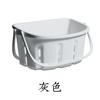 Cesta de Baño Portátil Estilo Japonés para Inodoro Cesta de Baño Colgante Cesta de Baño para el Hogar Baño Cesta de Baño Almacenamiento para Lavar Cesta de Drenaje