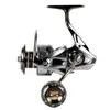 Equipamento de Pesca de Tubarão Sw-H Pesca Marítima Aço Inoxidável Carretilha de Spinning Especial Corpo Totalmente Metálico Parafuso de Esfera Metálico Braço Oscilante Rosqueável