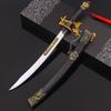 30cm Metal Arma Fría Antigua Tres Reinos Grande Cuchillo Jinyiwei Xiuchun Aleación Modelo Adornos de Armas