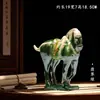Juego de Seis Caballos de Cerámica Sancai Tang de Luoyang, Hazte Rico Inmediatamente, Artesanías de Estilo Chino Nuevo, Regalos, Adornos de Lujo para Sala de Estar