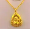 Pingente Vintage Estilo Chinês Vazado de Cobre Banhado a Ouro, Nova Moda Chinesa, Paz Eterna, Corrente de Suéter Retro de Luxo Leve