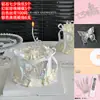 Decoración para Pastel del Día de San Valentín Chino 2025 Inserto de Diamante Feliz Festividad Popular Perla Mariposa Adornos para Vestir