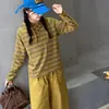 Conjunto de camisetas de manga larga a rayas para niñas, sudadera con capucha elegante nueva para primavera y otoño 2026, conjunto de dos piezas para niños mayores