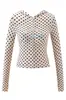 Conjunto de Chaqueta Corta con Capucha y Cremallera Estampado de Letras Ajustado y Pantalones Cross-Border I*Amgi con Diseño de Costuras Visibles