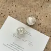 Pendientes de Aro Minimalistas Cepillados Mate Diseño de Nicho Geométricos de Moda Elegantes de Gama Alta Versátiles Accesorios de Pendientes de Botón