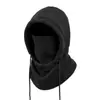 Máscara de ciclismo cálida de invierno con forro polar, protección facial a prueba de viento, calentador de cuello, gorro integrado, accesorio para la cabeza unisex